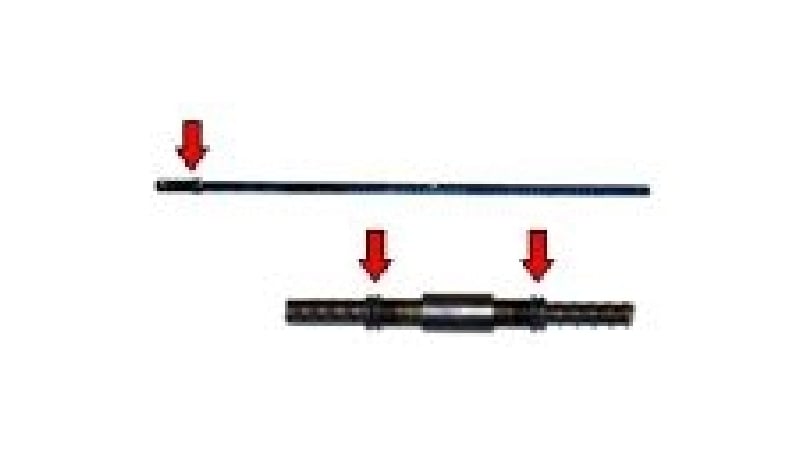 Odd-shape reinforcing bar joints