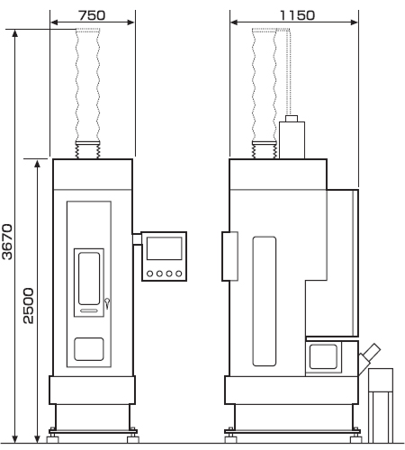 External dimension drawing