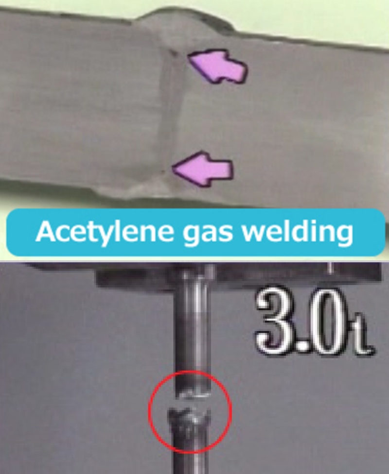 Acetylene gas welding