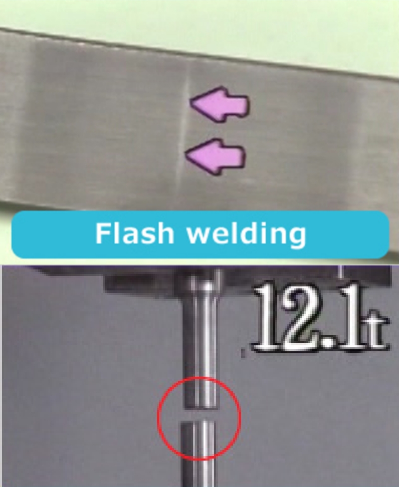 Flash welding